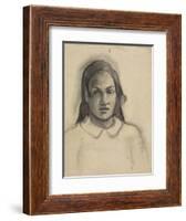 Portrait of Tehamana, 1891-93-Paul Gauguin-Framed Giclee Print