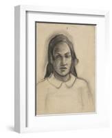 Portrait of Tehamana, 1891-93-Paul Gauguin-Framed Giclee Print