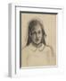 Portrait of Tehamana, 1891-93-Paul Gauguin-Framed Giclee Print