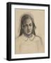 Portrait of Tehamana, 1891-93-Paul Gauguin-Framed Giclee Print