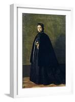 Portrait of Teresa Fabbini, Circa 1865-Giuseppe Abbati-Framed Giclee Print