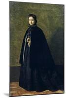 Portrait of Teresa Fabbini, Circa 1865-Giuseppe Abbati-Mounted Giclee Print