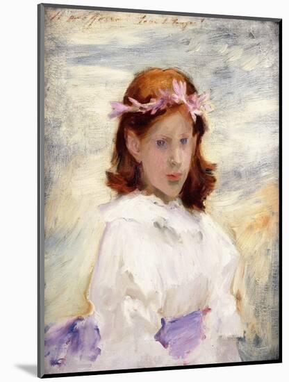 Portrait of Teresa Gosse, 1885-John Singer Sargent-Mounted Giclee Print