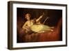 Portrait of the 10th Marquesa De Santa Cruz as the Muse Euterpe-Francisco de Goya-Framed Giclee Print