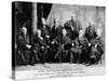 Portrait of the 1890 Supreme Court-Napoleon Sarony-Stretched Canvas