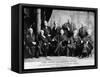 Portrait of the 1890 Supreme Court-Napoleon Sarony-Framed Stretched Canvas