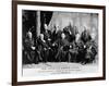 Portrait of the 1890 Supreme Court-Napoleon Sarony-Framed Photographic Print