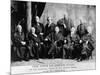 Portrait of the 1890 Supreme Court-Napoleon Sarony-Mounted Photographic Print