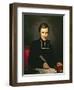 Portrait of the Abbot of Lamennais, 1827-Paulin Jean Baptiste Guerin-Framed Premium Giclee Print