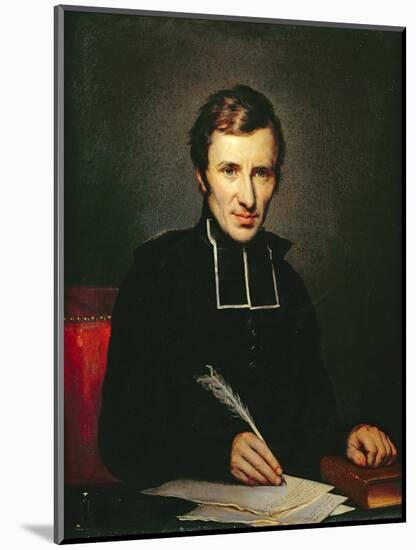 Portrait of the Abbot of Lamennais, 1827-Paulin Jean Baptiste Guerin-Mounted Giclee Print