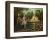 Portrait of the Actor Grandval, C.1742-Nicolas Lancret-Framed Giclee Print