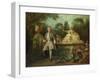 Portrait of the Actor Grandval, C.1742-Nicolas Lancret-Framed Giclee Print