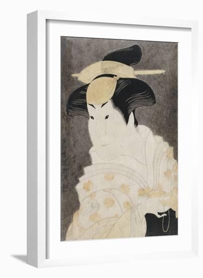 Portrait of the Actor Iwai Hanshiro IV-Toshusai Sharaku-Framed Giclee Print