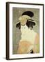 Portrait of the Actor Osagawa Tsuneyo II-Toshusai Sharaku-Framed Giclee Print