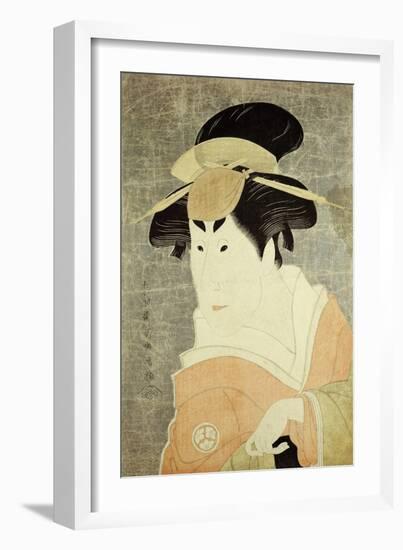 Portrait of the Actor Osagawa Tsuneyo II-Toshusai Sharaku-Framed Giclee Print