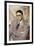 Portrait of the Actor, Ramon Pena, Half-Length, Wearing a Grey Suit-Joaquín Sorolla y Bastida-Framed Giclee Print