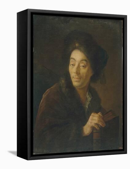 Portrait of the Actor Yakov Danilovich Shumsky (1732-181), 1760-Anton Pavlovich Losenko-Framed Stretched Canvas
