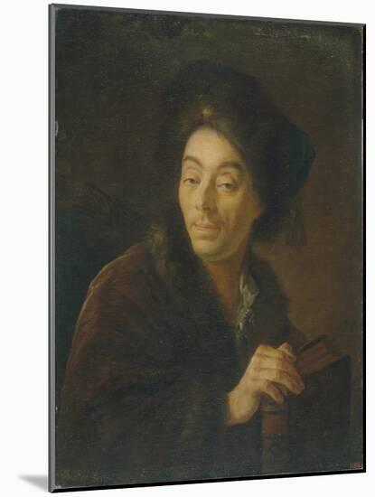 Portrait of the Actor Yakov Danilovich Shumsky (1732-181), 1760-Anton Pavlovich Losenko-Mounted Giclee Print