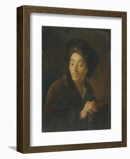 Portrait of the Actor Yakov Danilovich Shumsky (1732-181), 1760-Anton Pavlovich Losenko-Framed Giclee Print