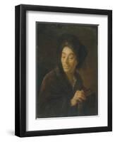 Portrait of the Actor Yakov Danilovich Shumsky (1732-181), 1760-Anton Pavlovich Losenko-Framed Giclee Print