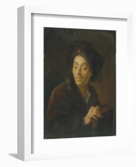 Portrait of the Actor Yakov Danilovich Shumsky (1732-181), 1760-Anton Pavlovich Losenko-Framed Giclee Print