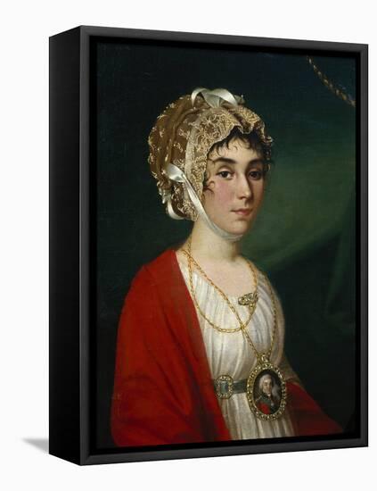Portrait of the Actress and Singer, Countess Praskovya Sheremetyeva (Zhemchugov) (1768-180), 1802-Nikolai Ivanovich Argunov-Framed Stretched Canvas