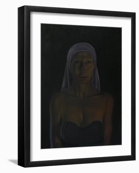 Portrait of the actress Andrea Sawatzki, 2011-Aris Kalaizis-Framed Giclee Print