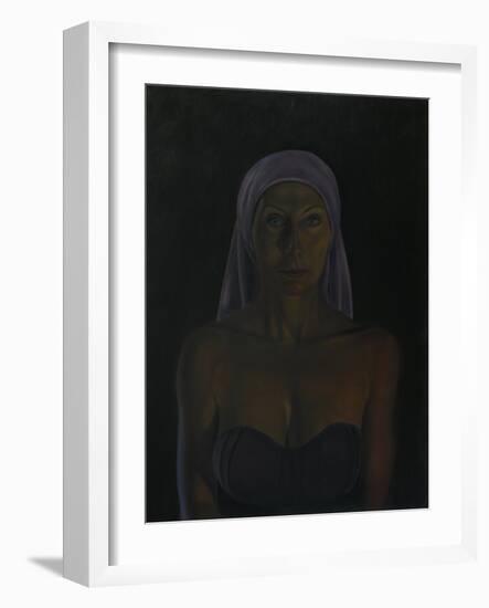 Portrait of the actress Andrea Sawatzki, 2011-Aris Kalaizis-Framed Giclee Print