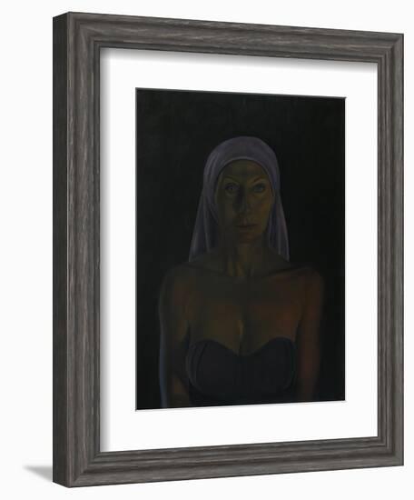 Portrait of the actress Andrea Sawatzki, 2011-Aris Kalaizis-Framed Giclee Print