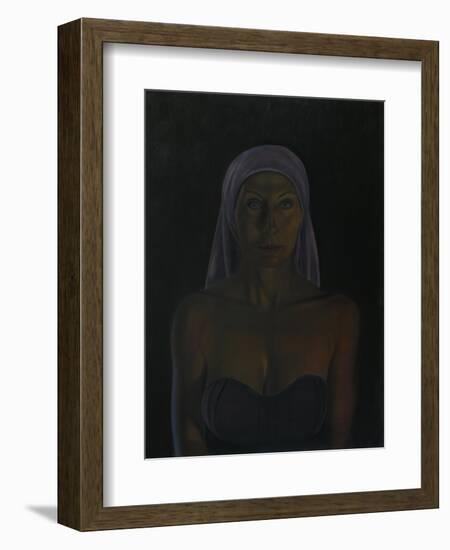 Portrait of the actress Andrea Sawatzki, 2011-Aris Kalaizis-Framed Giclee Print