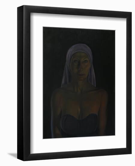 Portrait of the actress Andrea Sawatzki, 2011-Aris Kalaizis-Framed Giclee Print