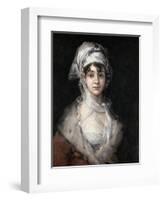 Portrait of the Actress Antonia Zarate-Francisco de Goya-Framed Giclee Print