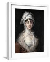 Portrait of the Actress Antonia Zarate-Francisco de Goya-Framed Giclee Print