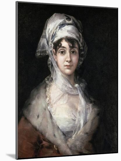 Portrait of the Actress Antonia Zarate-Francisco de Goya-Mounted Giclee Print