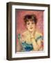 Portrait of the Actress Jeanne Samary, 1877 (Study)-Pierre-Auguste Renoir-Framed Giclee Print