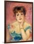 Portrait of the Actress Jeanne Samary, 1877 (Study)-Pierre-Auguste Renoir-Framed Giclee Print