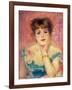 Portrait of the Actress Jeanne Samary, 1877 (Study)-Pierre-Auguste Renoir-Framed Giclee Print