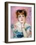 Portrait of the Actress Jeanne Samary, 1878-Pierre-Auguste Renoir-Framed Giclee Print