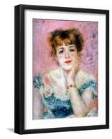 Portrait of the Actress Jeanne Samary, 1878-Pierre-Auguste Renoir-Framed Giclee Print