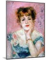 Portrait of the Actress Jeanne Samary, 1878-Pierre-Auguste Renoir-Mounted Giclee Print