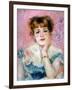 Portrait of the Actress Jeanne Samary, 1878-Pierre-Auguste Renoir-Framed Giclee Print