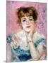 Portrait of the Actress Jeanne Samary, 1878-Pierre-Auguste Renoir-Mounted Premium Giclee Print