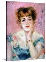 Portrait of the Actress Jeanne Samary, 1878-Pierre-Auguste Renoir-Stretched Canvas