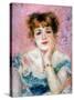 Portrait of the Actress Jeanne Samary, 1878-Pierre-Auguste Renoir-Stretched Canvas