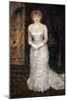 Portrait of the Actress Jeanne Samary, 1878-Pierre-Auguste Renoir-Mounted Giclee Print