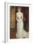 Portrait of the Actress Jeanne Samary-Pierre-Auguste Renoir-Framed Art Print