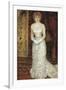 Portrait of the Actress Jeanne Samary-Pierre-Auguste Renoir-Framed Premium Giclee Print