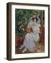 Portrait of the Actress Nadezhda Komarovskaya-Konstantin Alexeyevich Korovin-Framed Giclee Print