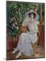 Portrait of the Actress Nadezhda Komarovskaya-Konstantin Alexeyevich Korovin-Mounted Giclee Print