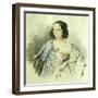 Portrait of the Actress Varvara Asenkova (1817-184), 1839-I. Alexeyev-Framed Giclee Print